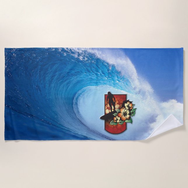 Serviette De Plage Surf 3 Beach Towel (Devant)