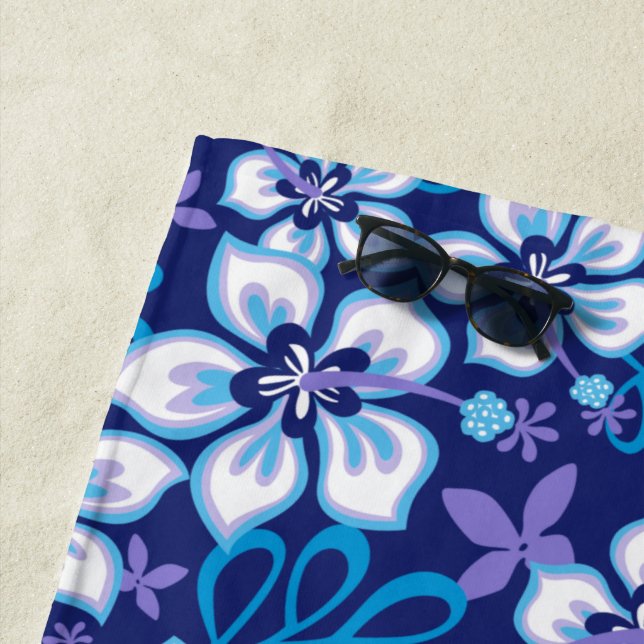Serviette De Plage Surf JUNGLE (COMBO BLEU) (En situation)