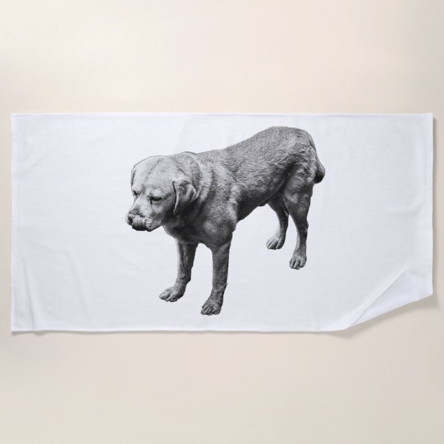Serviette De Plage Suspension de jeu (Devant)