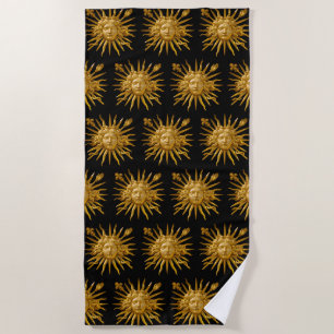 Serviette De Plage Symbole de Louis XIV le Roi Soleil