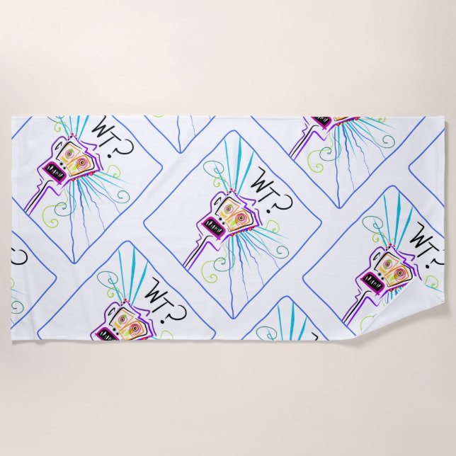 Serviette De Plage T.N.-O. ? - QUEL EST LE ? ? ? EMOJI Meemogie (Devant)