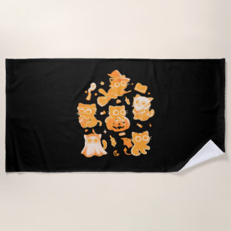 Serviette De Plage T-shirt éffrayant Kittens classique