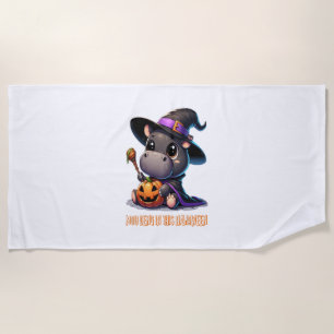 Serviette De Plage T-shirt MOO DENG WITCH