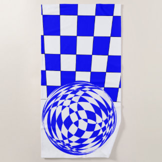 Serviette de plage - tableau de bord et illusion d