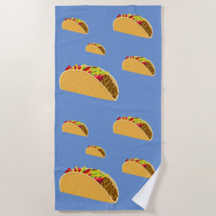 Serviette De Plage Taco Tuesday Design - Beach Towel
