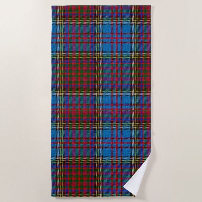 Serviette De Plage Tartan de clan d'Anderson (Devant)