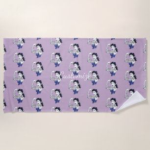 Serviette De Plage Tattoo Girl Arm Up Thunder_Cove