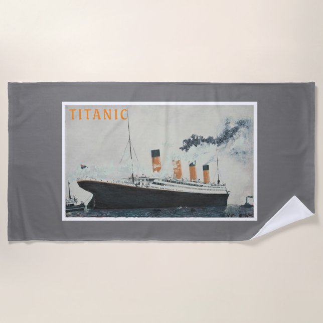 Serviette De Plage Taverne de plage TITANIC (Devant)