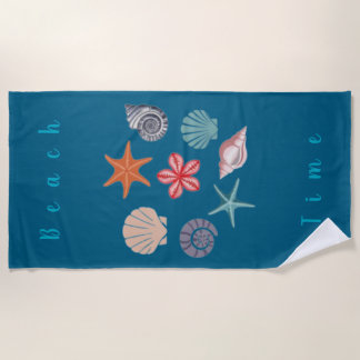 Serviette De Plage Temps plage