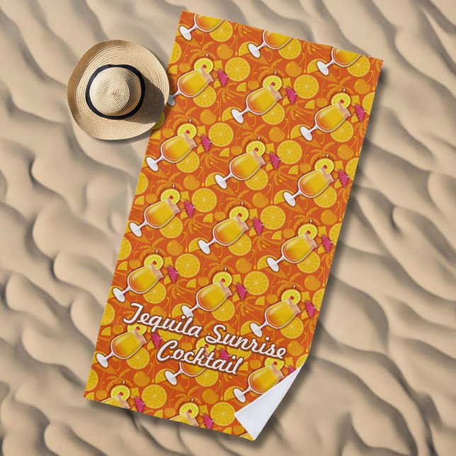 Serviette De Plage Tequila Sunrise (Créateur téléchargé)