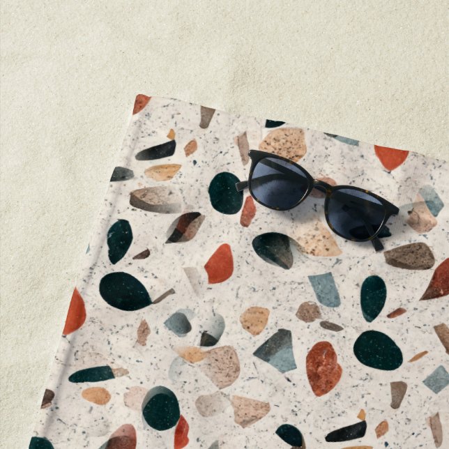 Serviette De Plage Terrazzo (En situation)