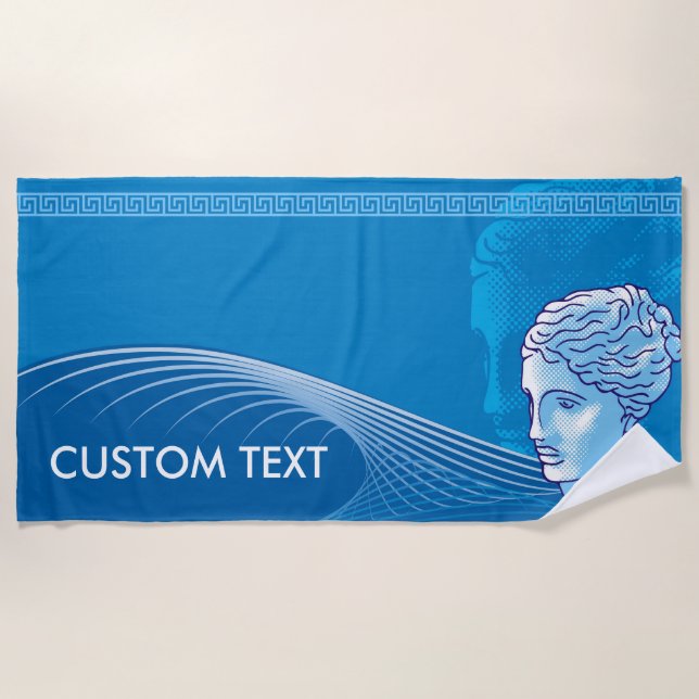 Serviette De Plage Tête de Vénus (Devant)