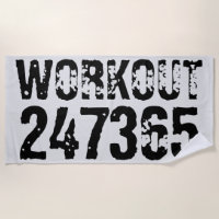 Texte usé et rayé Workout 247365 noir