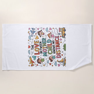 Serviette De Plage The Love Between Mother And Child