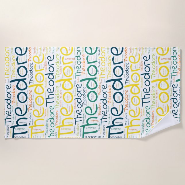 Serviette De Plage Théodore (Devant)