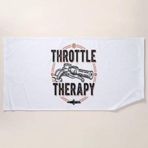 Serviette De Plage Thérapie de gaz Grip Motorcycle