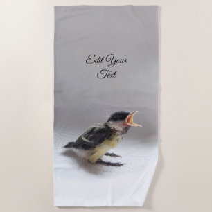 Serviette De Plage Tidi my Bird le Parus Major