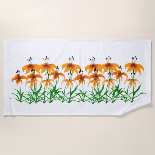 Serviette De Plage Tiger Lily Beach