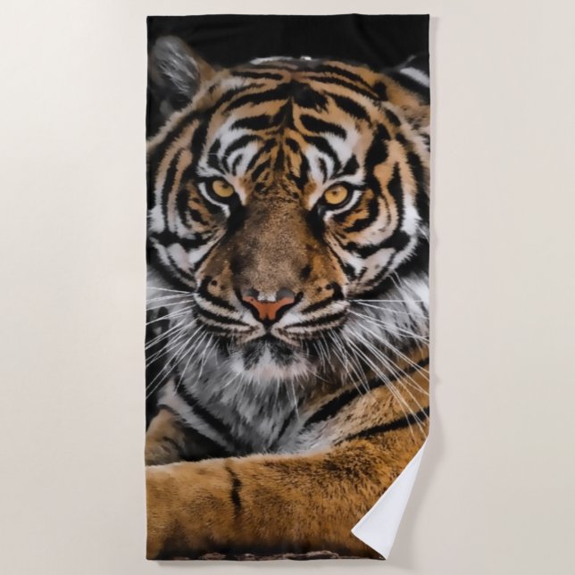 Serviette De Plage Tigre (Devant)