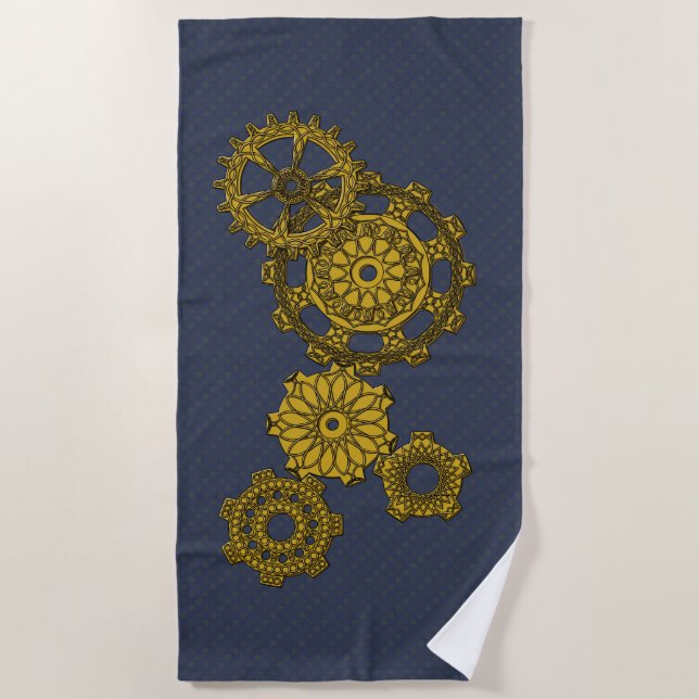 Serviette de plage tissée (Devant)