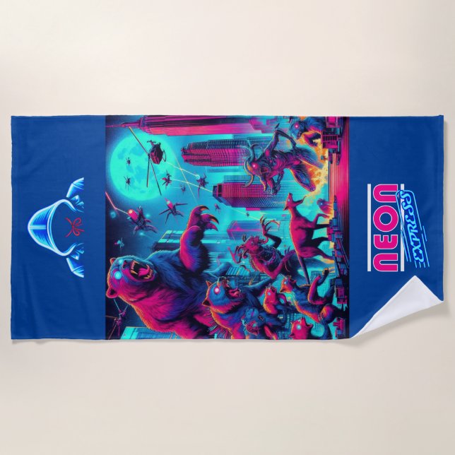 Serviette De Plage Toalla De Playa Desing 010 (Devant)