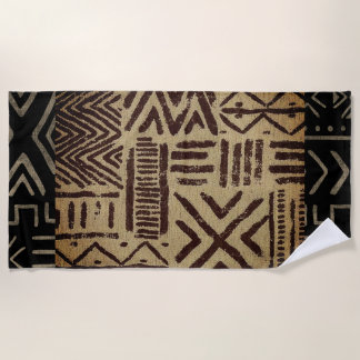 Serviette De Plage "Toile de la Terre Vieillissante"