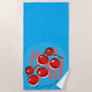 Serviette De Plage Tomate à l'italienne