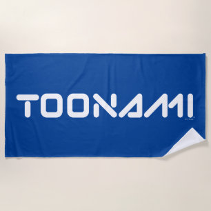 Serviette De Plage Toonami Digital Font Logo
