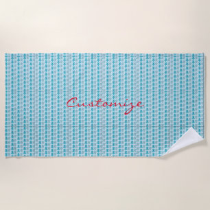 Serviette De Plage Tortues bleues nager Thunder_Cove