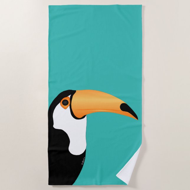 Serviette De Plage Toucan Beach Towel (Devant)
