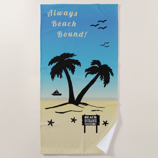 Serviette De Plage Toujours Beach Bound Beach Towers (Devant)