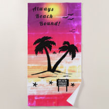 Toujours Plage Bond Rouge pourpre B