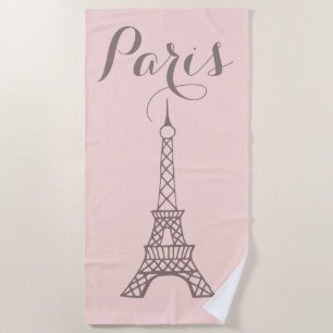 Serviette De Plage Tour Eiffel Paris Salle de bain