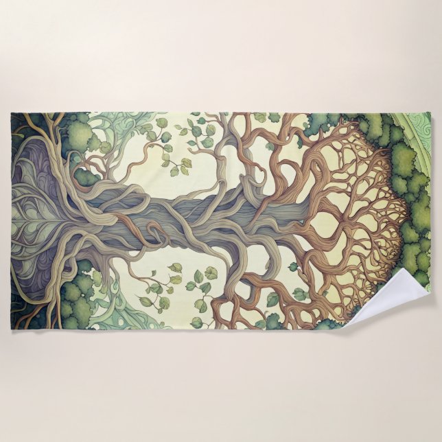 Serviette De Plage Tree of Life (Devant)