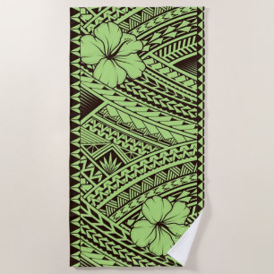 Serviette De Plage Tribal hawaïen