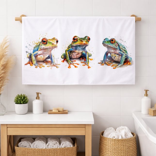 Serviette De Plage Trois Petits Grenouilles (Créateur téléchargé)
