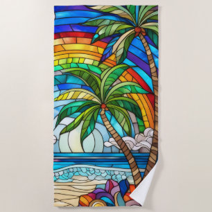 Serviette De Plage Tropical