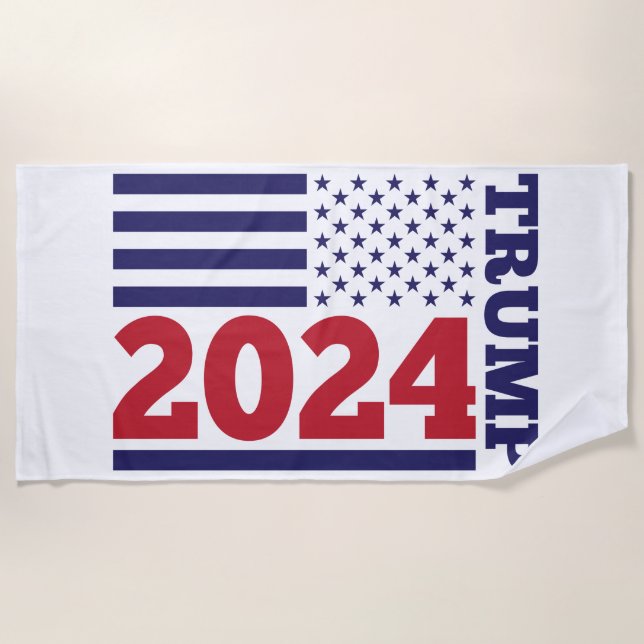 Serviette De Plage Trump 2024 (Devant)