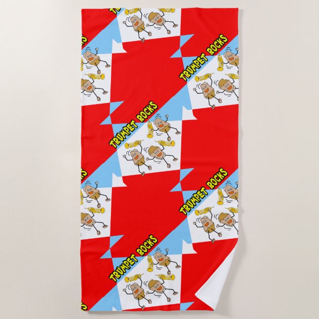 Serviette De Plage Trumpet Rocks (Devant)