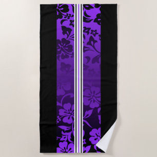 Serviette De Plage Tunnels Plage Hawaiian Hibiscus Surf Purple