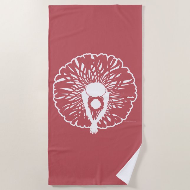 Serviette De Plage Tutu Elegant (Devant)
