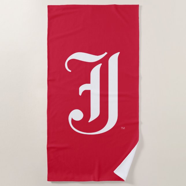 Serviette De Plage Université d'État de Jacksonville Classique Lettre (Devant)