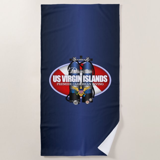 SERVIETTE DE PLAGE USVI (ST) (Devant)
