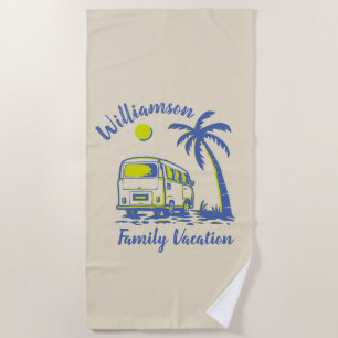 Serviette De Plage Vacances familiales personnalisées