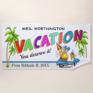 Serviette De Plage Vacation Beach Tower - Cliquez pour la vue complèt