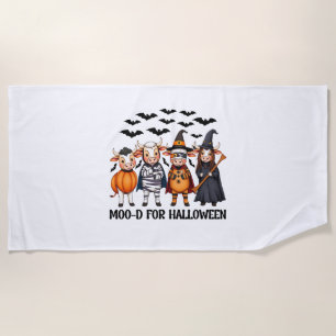 Serviette De Plage Vache Highland drôle Moo-d pour Halloween