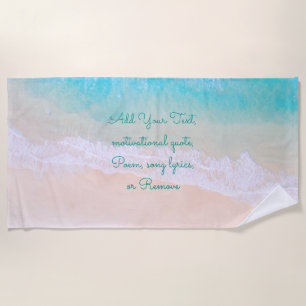 Serviette De Plage Vague, sable, plage se détendre et profiter Person