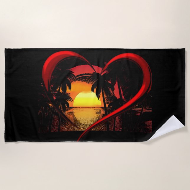 Serviette De Plage Valentine (Devant)