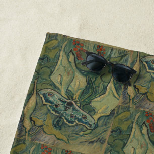 Serviette De Plage Van Gogh Grand Papillon de Nuit Vintage Art de la