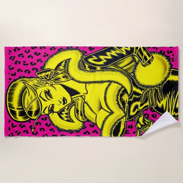 Serviette de plage Vana DeVinyl™ (Devant)